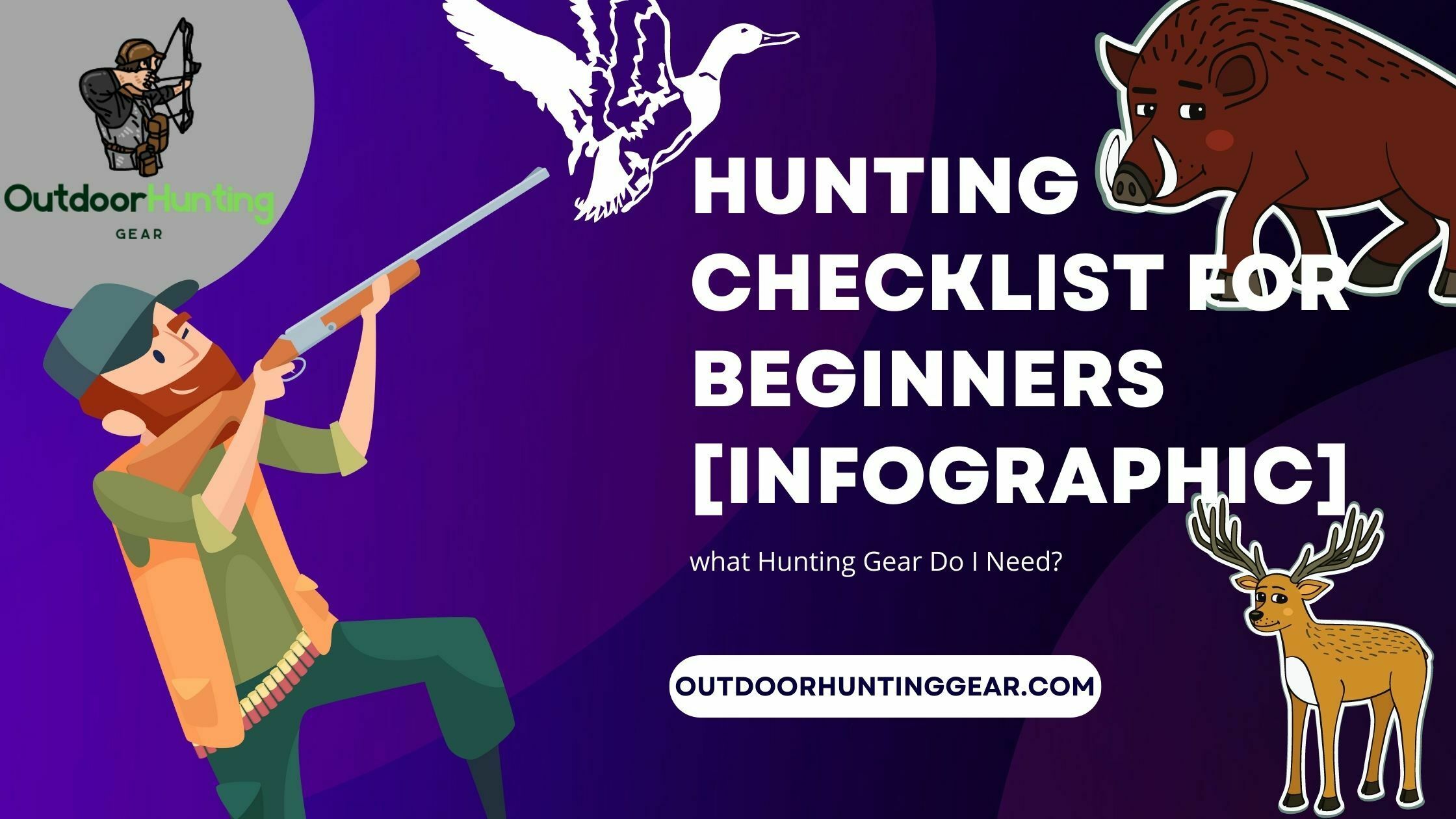 Hunting Checklist for Beginners [INFOGRAPHIC]