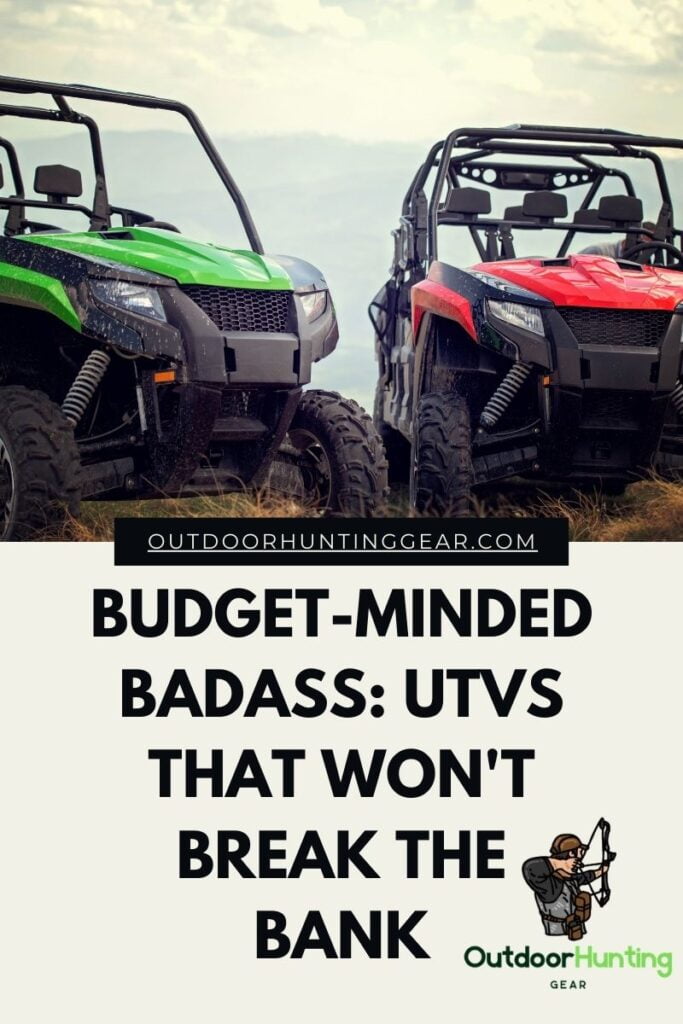 Affordable Hunting UTVs That Won't Break the Bank