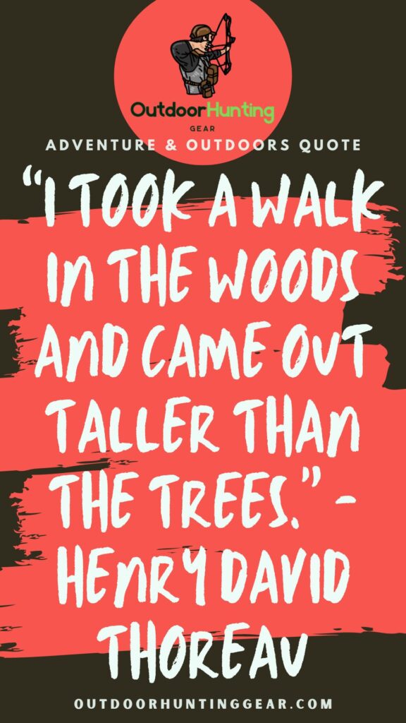 Adventure & Outdoors Quote!

"I took a walk in the woods and came out taller than the trees" 

- by: Henry David Thoreau