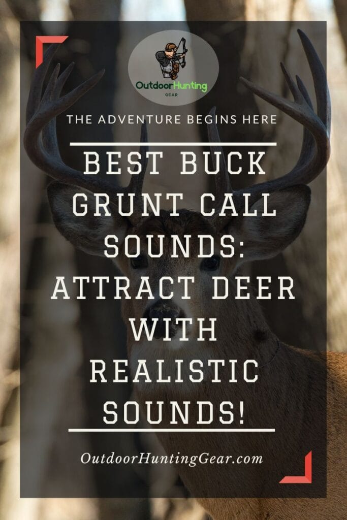 A selection of buck grunt call sounds, each designed to mimic real deer sounds.