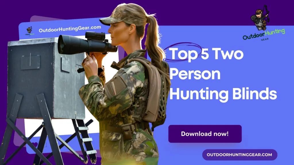 Top 5 two person hunting blinds in a wooded setting