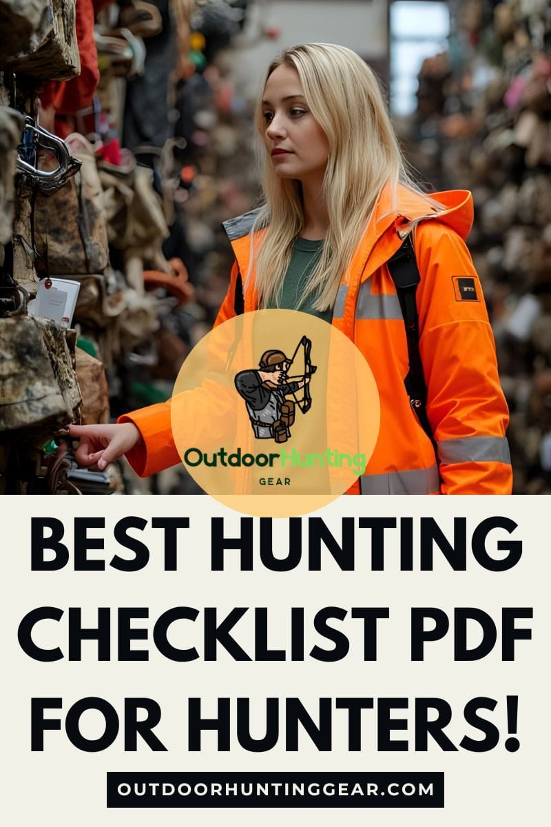 Best Hunting Checklist PDF for Hunters