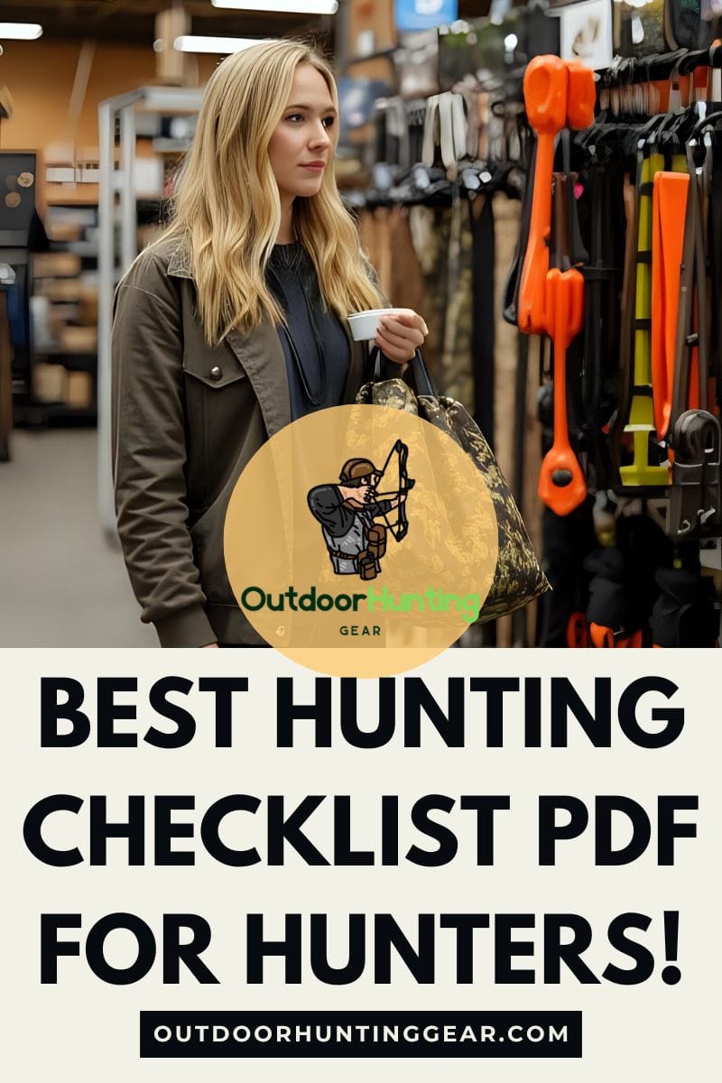 Best Hunting Checklist PDF for Hunters