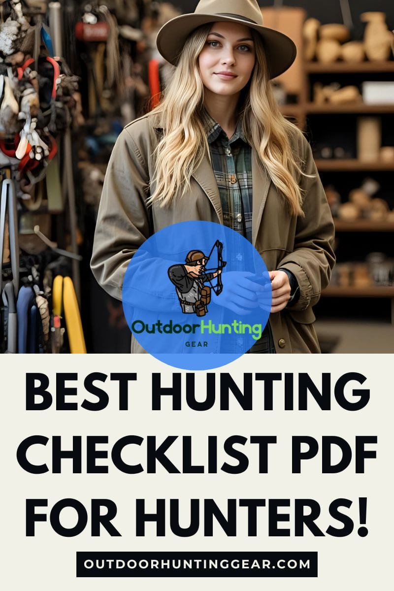 Best Hunting Checklist PDF for Hunters