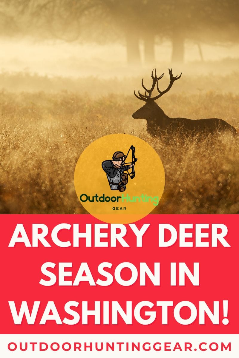 Hunter avoiding common mistakes during archery deer season Washington.