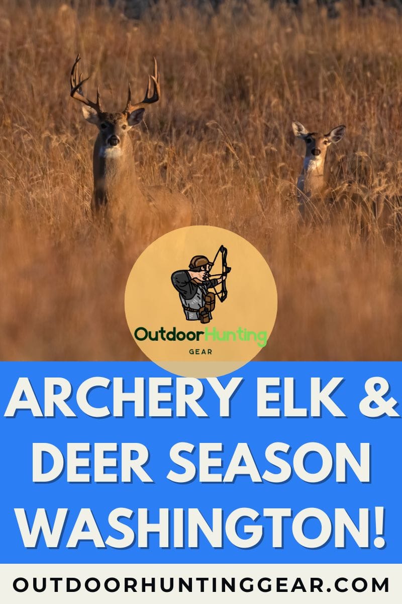 Washington archery deer and elk hunting guide.