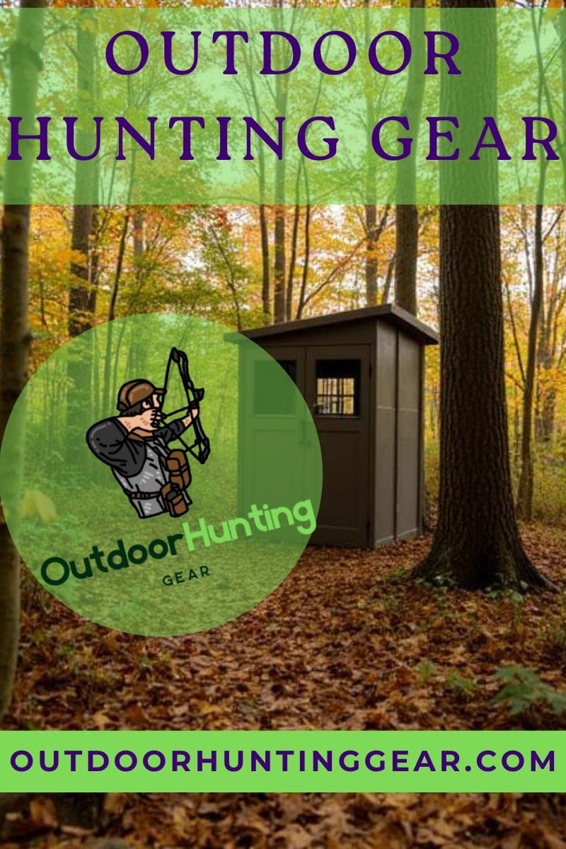 High-quality fiberglass deer blinds blending seamlessly into their surroundings.