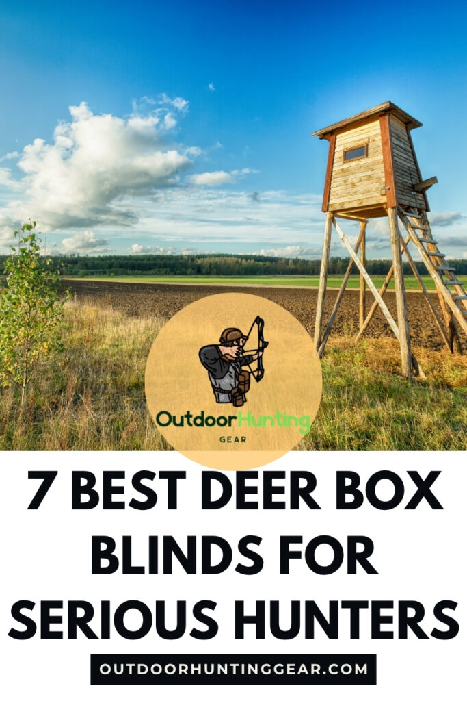 7 Best Deer Box Blinds for Serious Hunters. An enclosed deer box blind with large windows for better visibility.