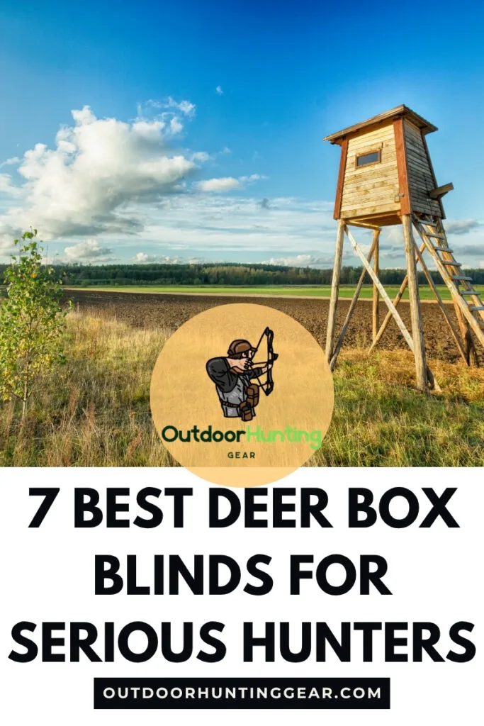 7 Best Deer Box Blinds for Serious Hunters. An enclosed deer box blind with large windows for better visibility.
