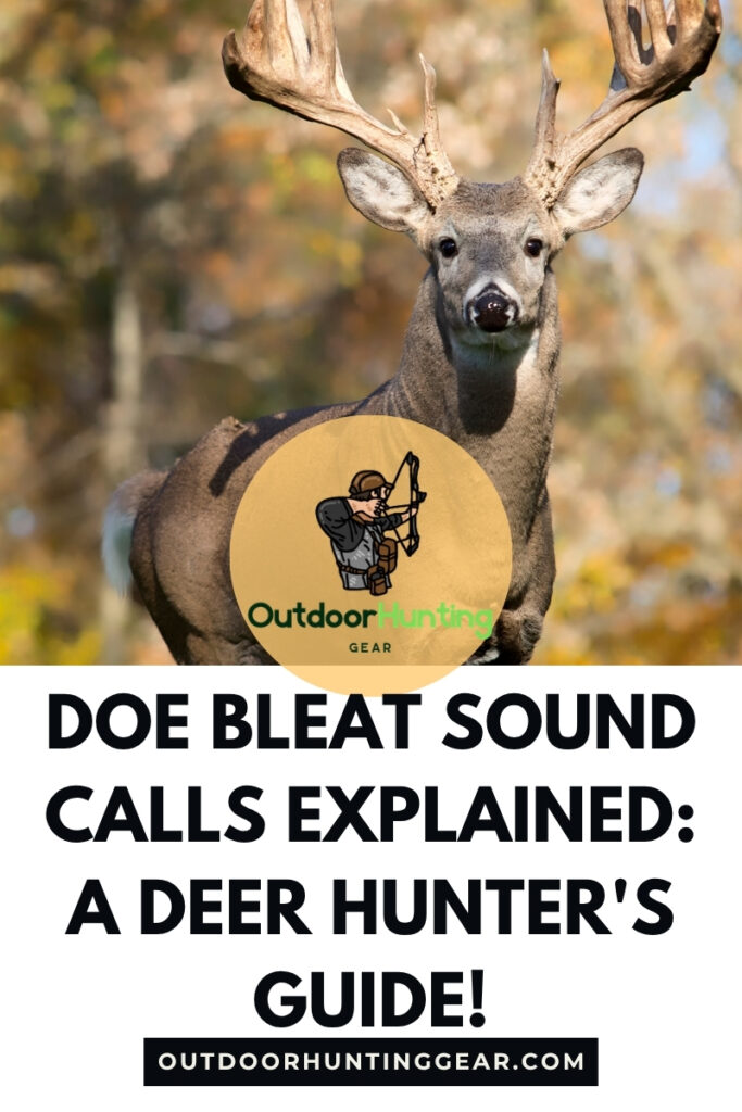 Doe Bleat Sound Calls Explained! A Deer Hunter's Guide. Deer call device designed to mimic doe bleat sounds.