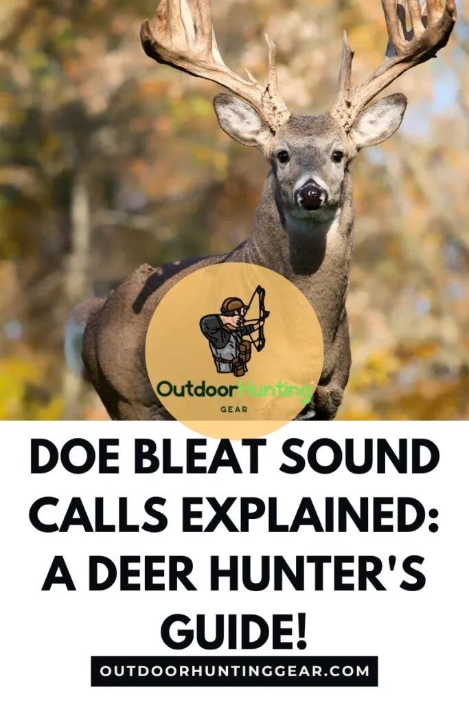 Doe Bleat Sound Calls Explained! A Deer Hunter's Guide. Deer call device designed to mimic doe bleat sounds.