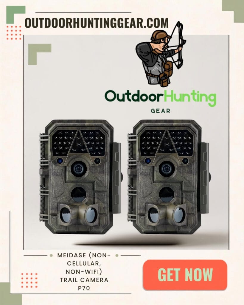 Meidase 2 Pack (Non-Cellular, Non-WiFi) Trail Camera P70