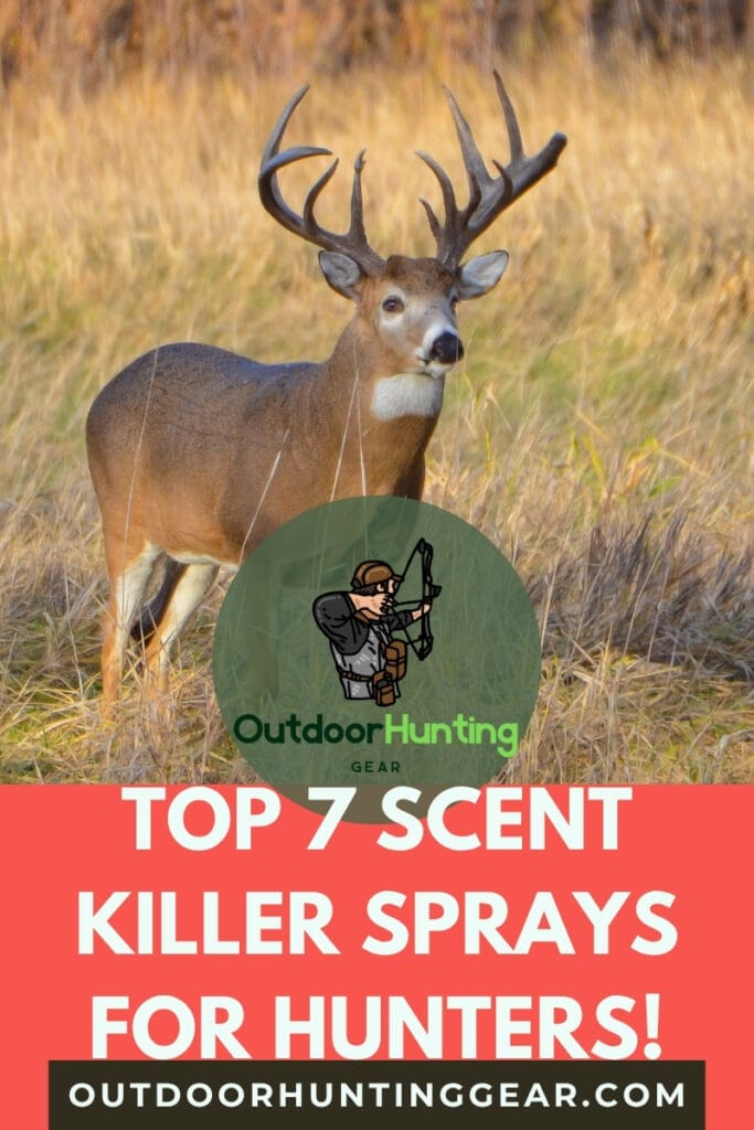 Top 7 Scent Killer Sprays for Successful Hunting Trips. A collection of scent killer sprays for hunters.