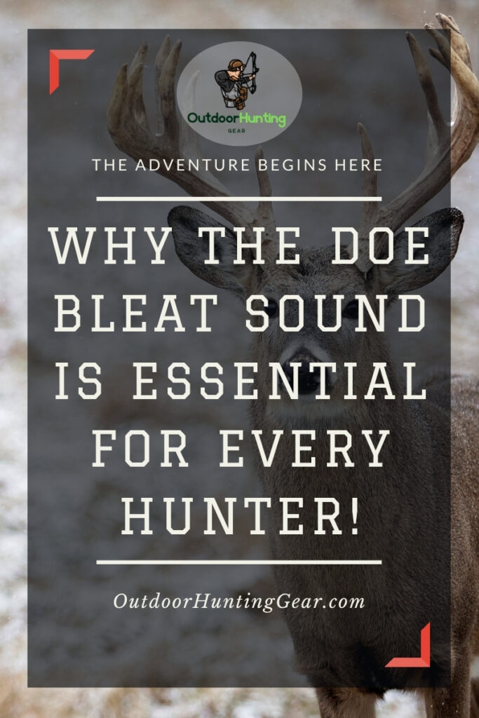 Why the Doe Bleat Sound is Essential for Every Hunter. Various deer call tools including a doe bleat sound call.